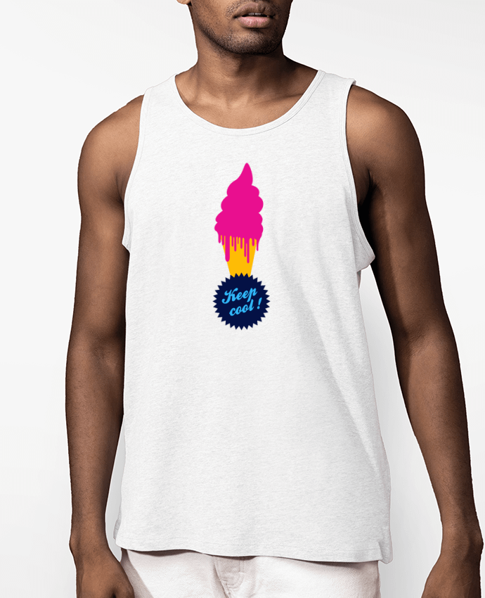 Débardeur Homme Ice cream Keep cool Par justsayin