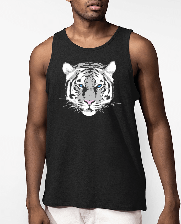 Débardeur Homme Tigre blanc Par justsayin