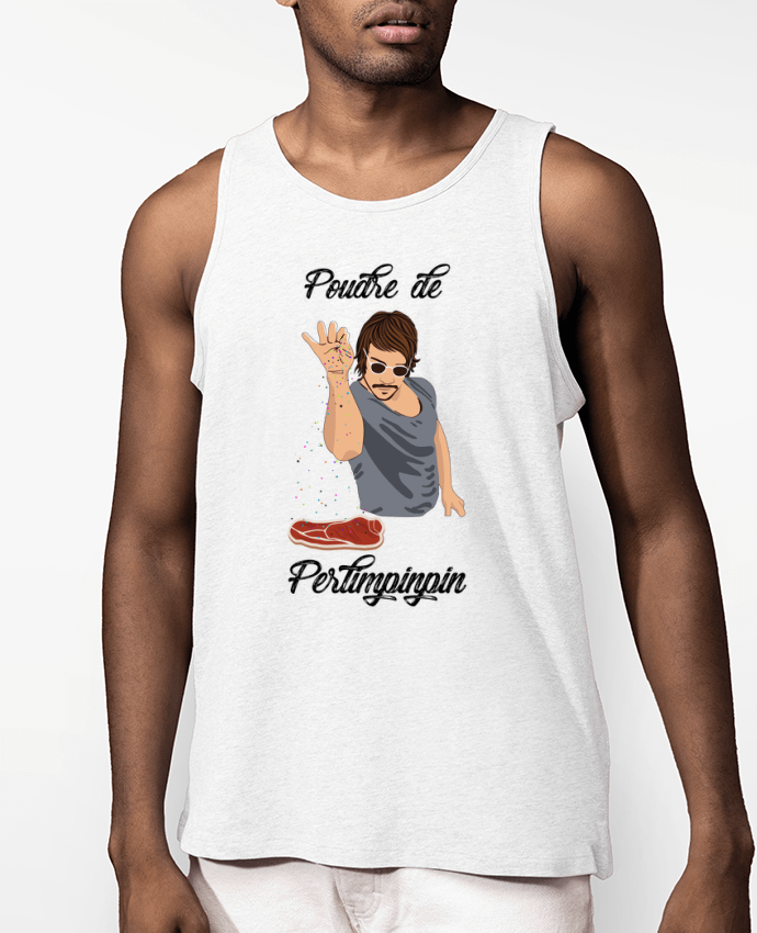 Débardeur Homme Poudre de Perlimpinpin VS Salt Bae Par tunetoo