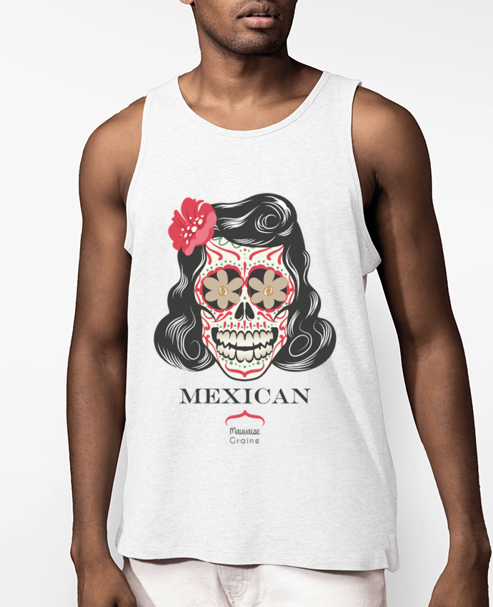Débardeur Homme Mexican crane Par Mauvaise Graine
