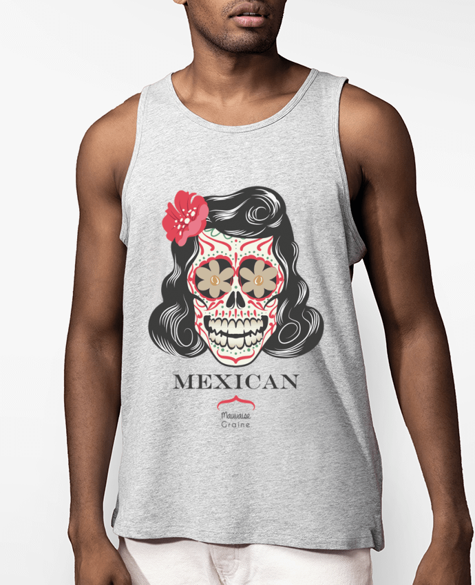 Débardeur Homme Mexican crane Par Mauvaise Graine