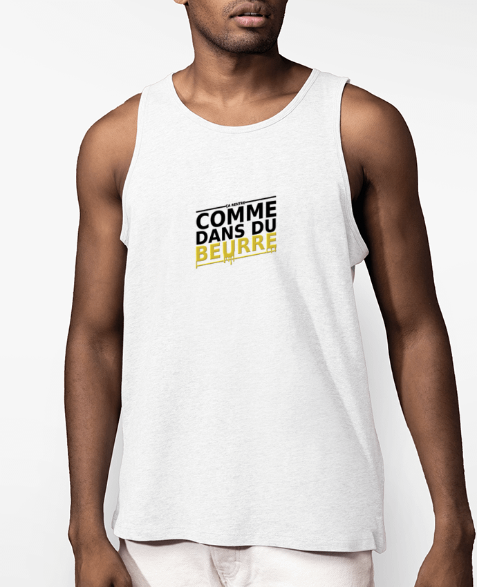Débardeur Homme Ça rentre comme dans du beurre Par AkenGraphics