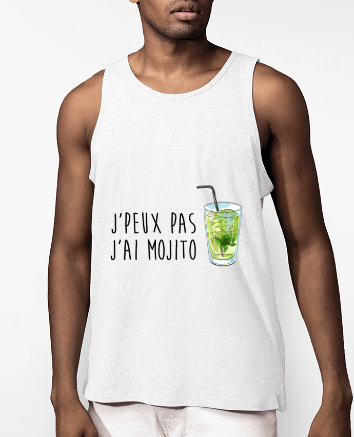 Débardeur Homme Je peux pas j'ai mojito Par FRENCHUP-MAYO
