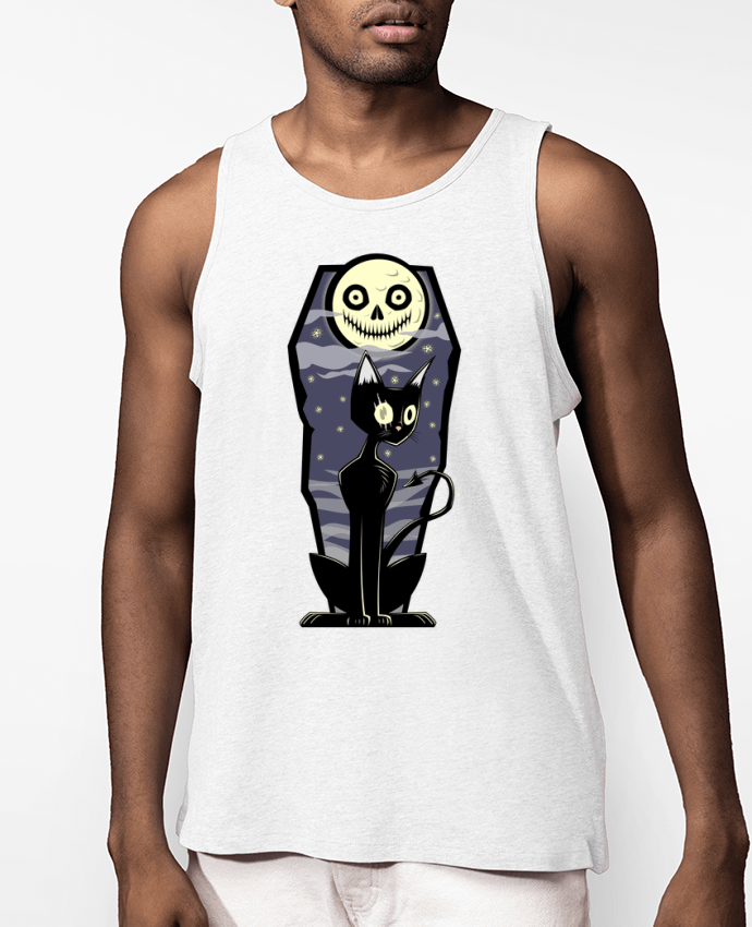 Débardeur Homme Bio Coffin Cat Par SirCostas