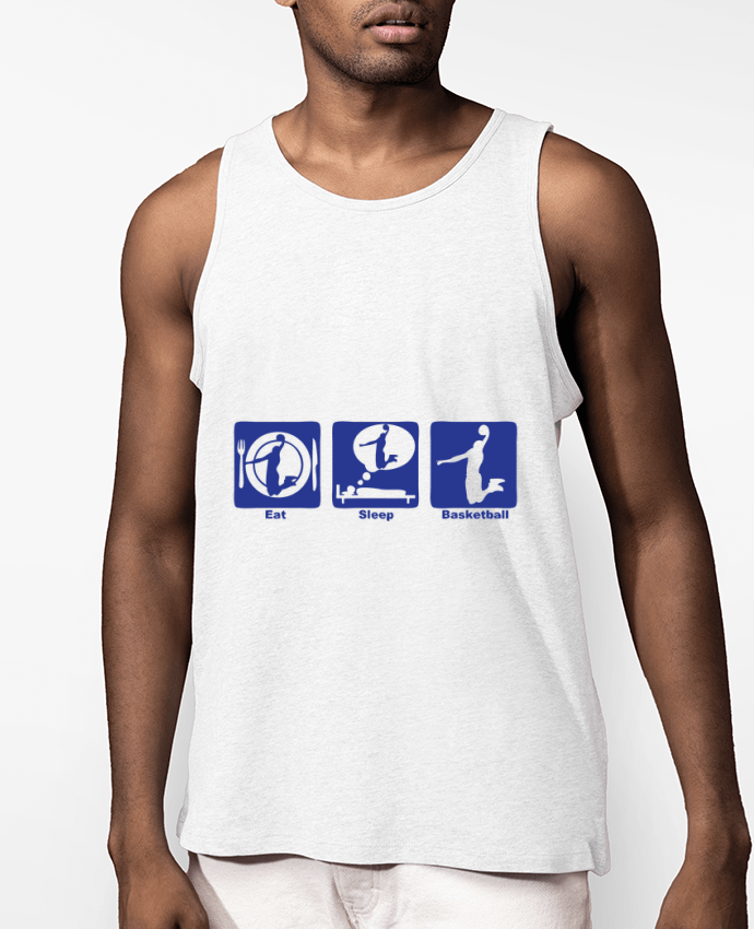 Débardeur Homme basketball basket eat sleep play dunk Par Achille