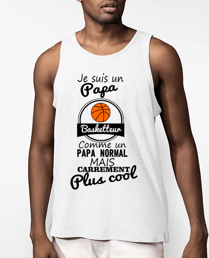 Débardeur Homme Je suis un papa basketteur comme un papa normal mais carrément plus cool Par Benicha