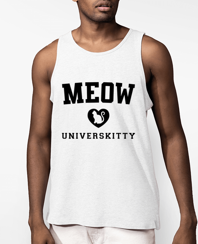 Débardeur Homme Meow Universkitty Par Freeyourshirt.com