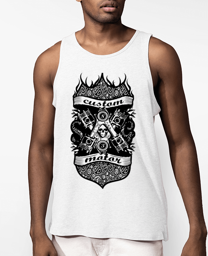 Débardeur Homme Bio CUSTOM MOTOR Par SG LXXXIII