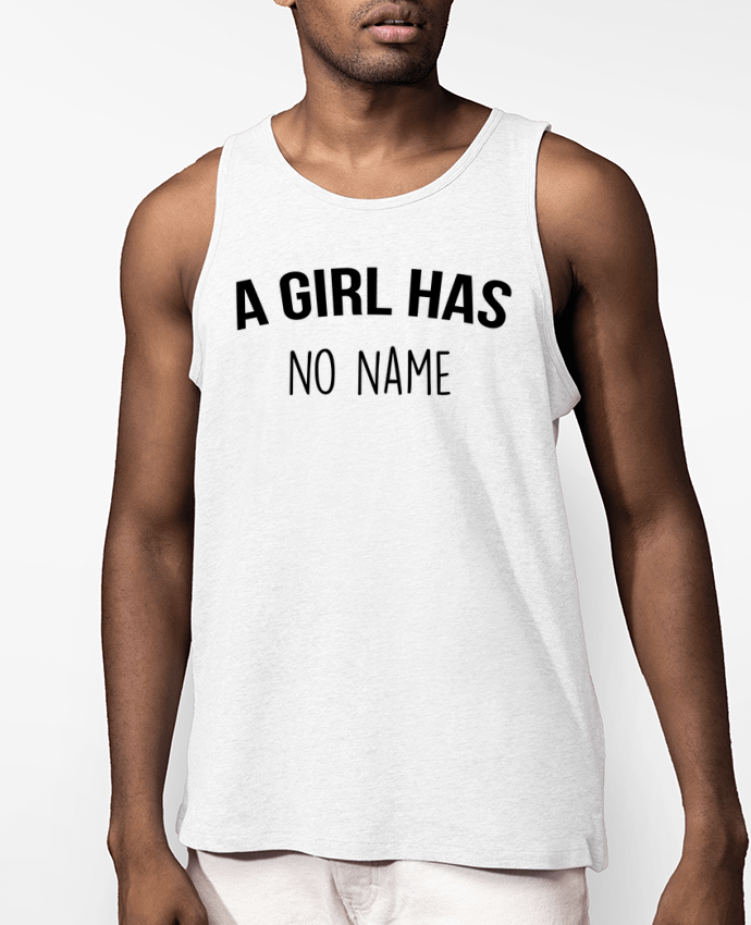Débardeur Homme Bio A girl has no name Par Bichette
