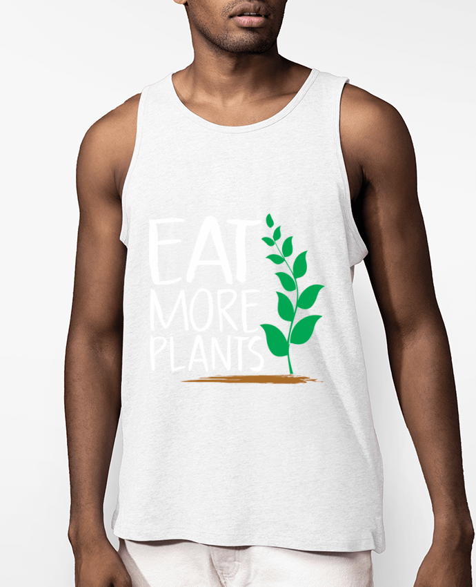 Débardeur Homme Eat more plants Par Bichette