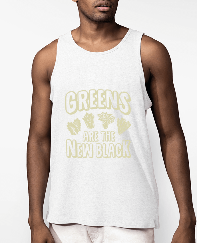 Débardeur Homme Greens are the new black Par Bichette
