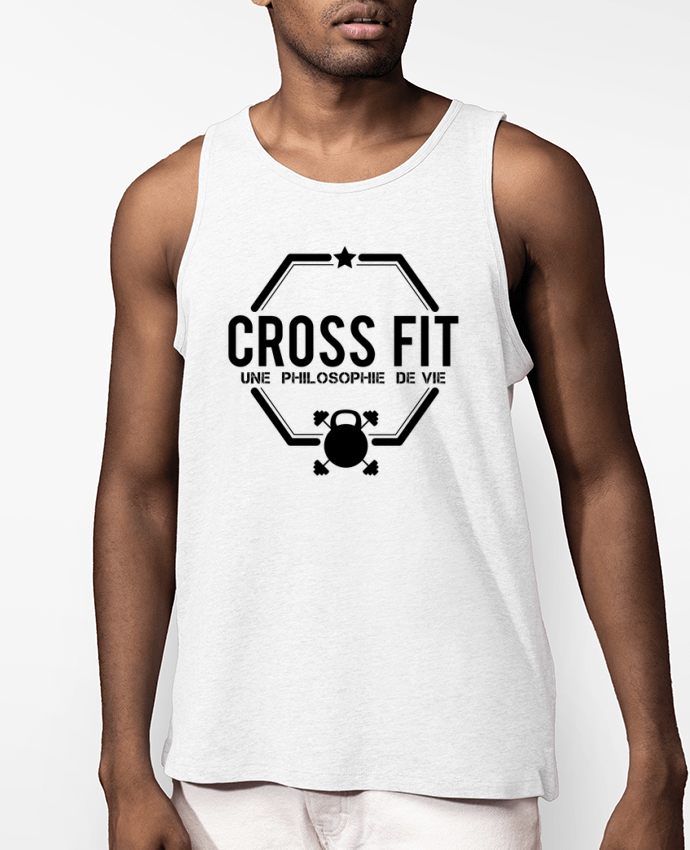 Débardeur Homme Crossfit une philosophie de vie Par tunetoo