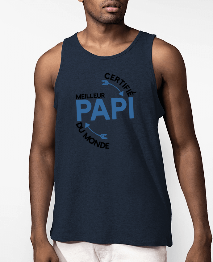 Débardeur Homme Certifié meilleur papi cadeau Par Original t-shirt