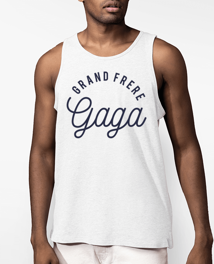 Débardeur Homme Grand frère gaga Par tunetoo