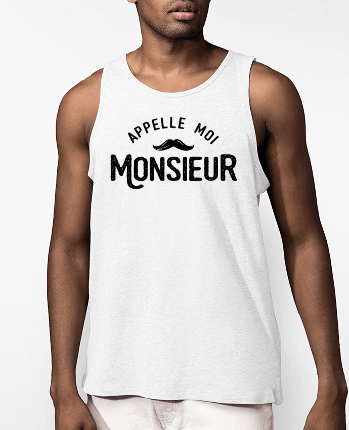 Débardeur Homme Bio Appelle moi monsieur Par tunetoo
