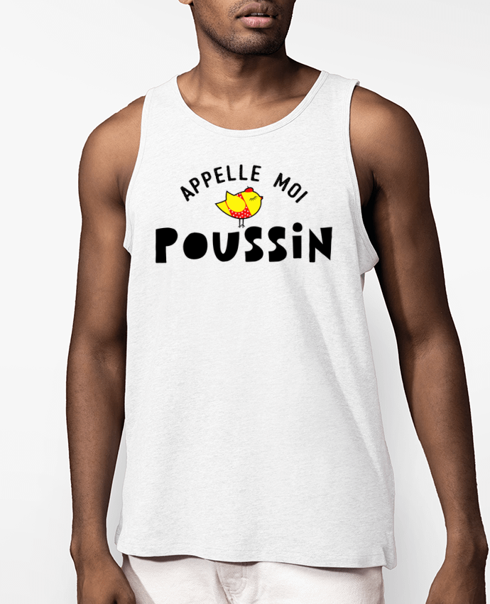 Débardeur Homme Appelle moi poussin Par tunetoo