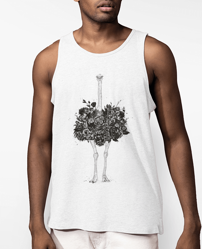 Débardeur Homme Floral ostrich Par Balàzs Solti