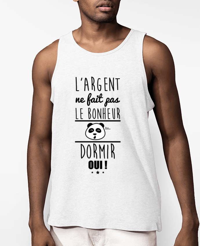 Débardeur Homme L'argent ne fait pas le bonheur dormir oui ! Par Benichan