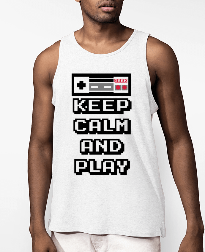 Débardeur Homme KEEP CALM AND PLAY Par SG LXXXIII