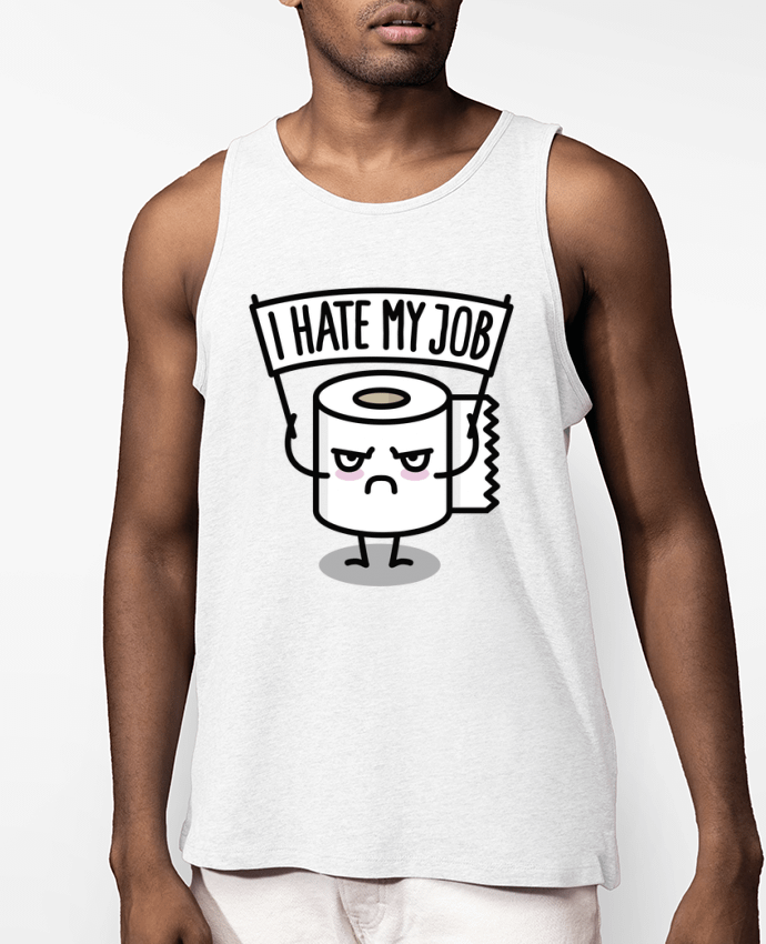 Débardeur Homme I hate my job Par LaundryFactory