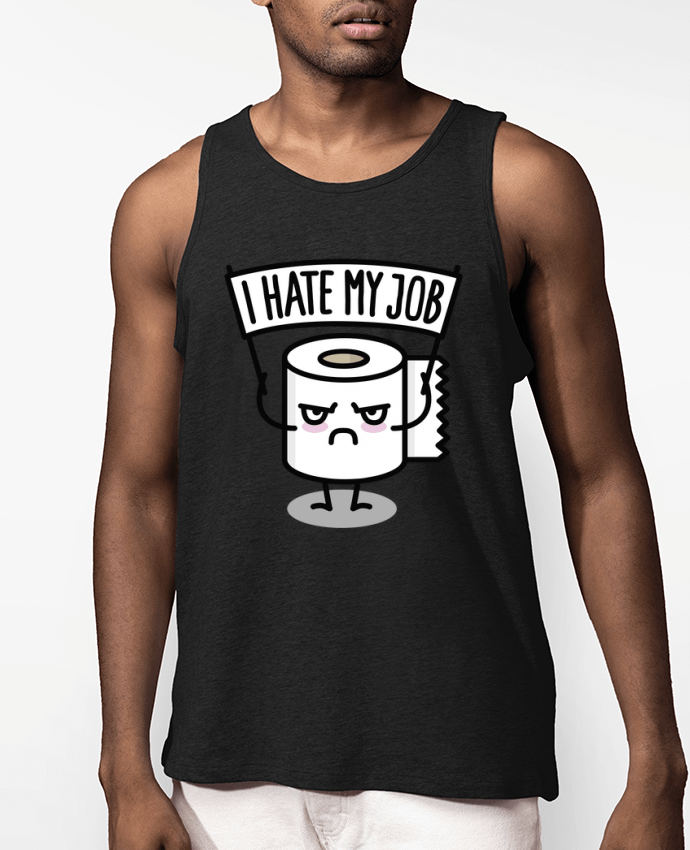 Débardeur Homme I hate my job Par LaundryFactory