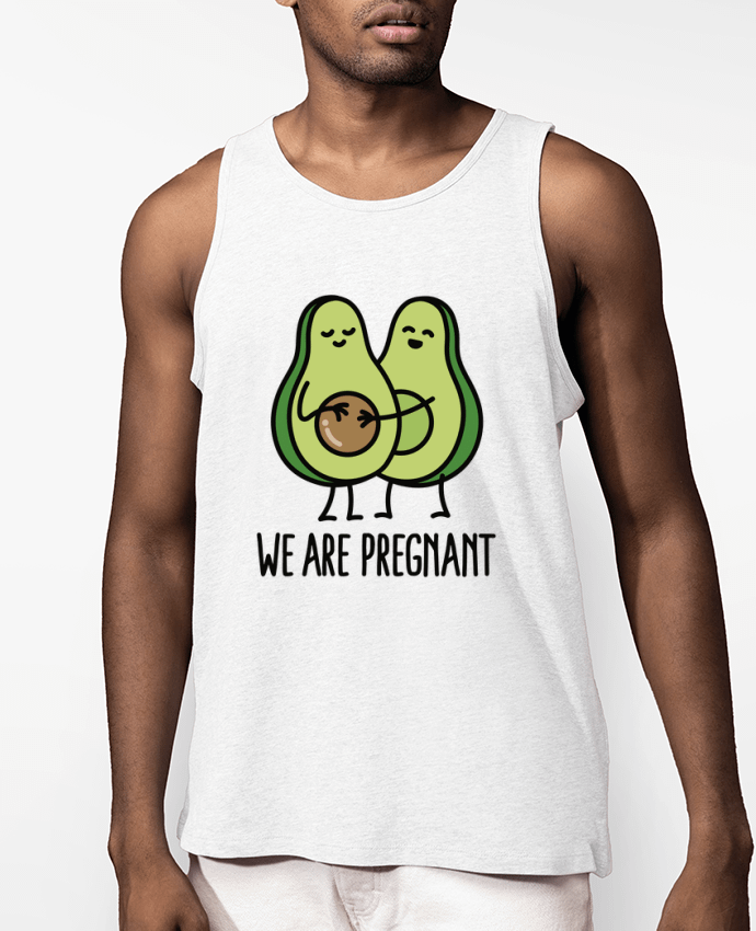 Débardeur Homme Avocado we are pregnant Par LaundryFactory