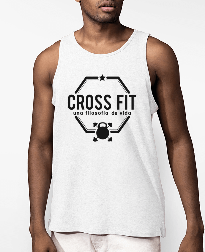 Débardeur Homme CROSSFIT : una filosofía de vida Par tunetoo