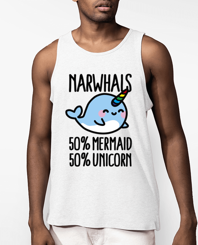 Débardeur Homme NARWHALS MERMAID UNICORN Par LaundryFactory