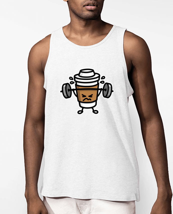 Débardeur Homme STRONG COFFEE SMALL Par LaundryFactory