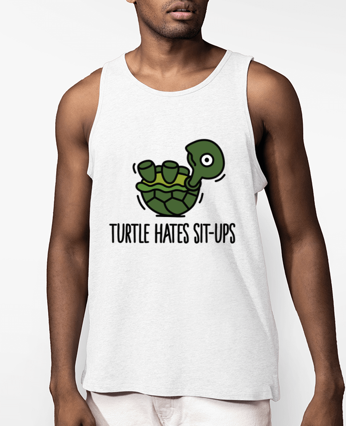 Débardeur Homme TURTLE HATES SIT-UPS Par LaundryFactory