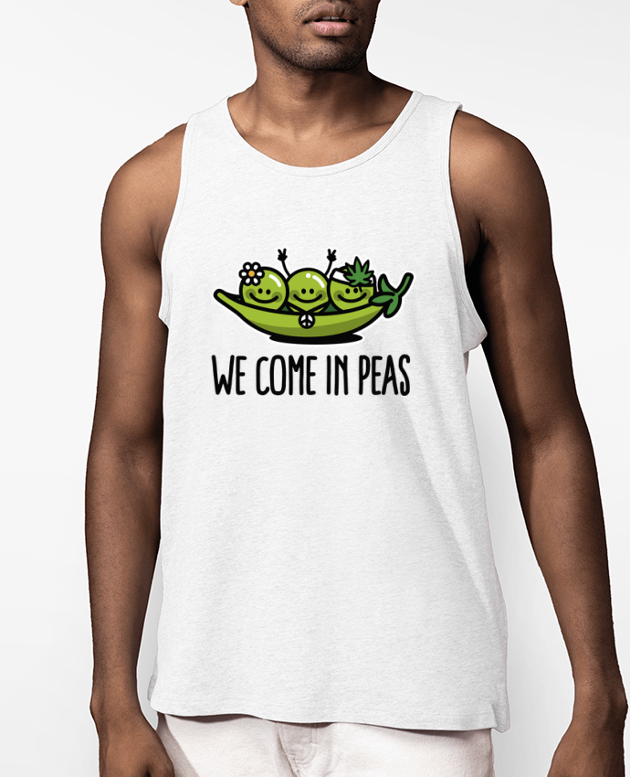 Débardeur Homme WE COME IN PEAS Par LaundryFactory