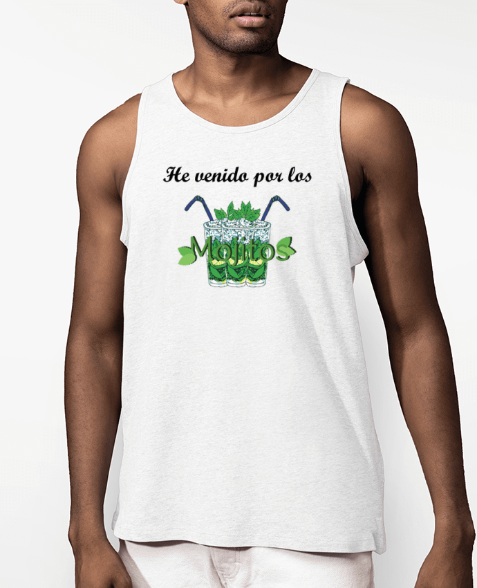 Débardeur Homme He venido por los mojitos Par tunetoo