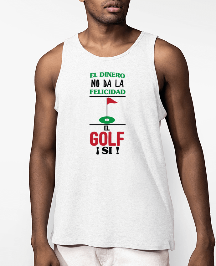 Débardeur Homme El dinero no da la felicidad, el golf si ! Par tunetoo