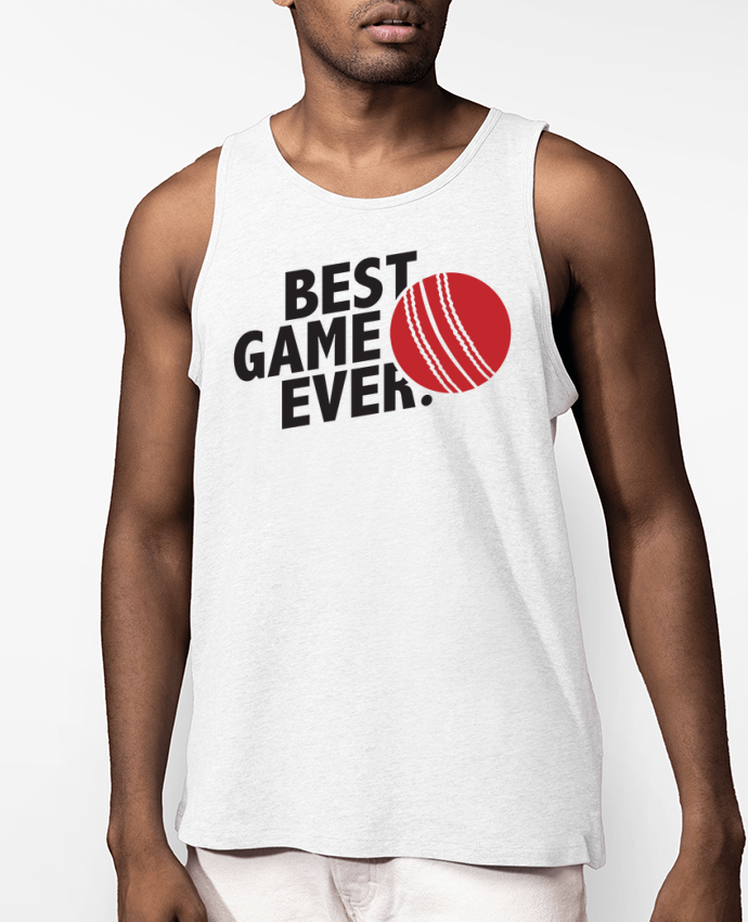 Débardeur Homme BEST GAME EVER Cricket Par tunetoo