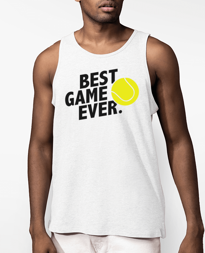Débardeur Homme Bio BEST GAME EVER Tennis Par tunetoo