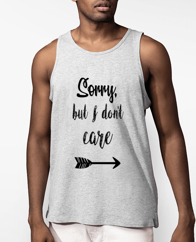 Débardeur Homme Sorry, but I don't care Par SwissmadeDesign