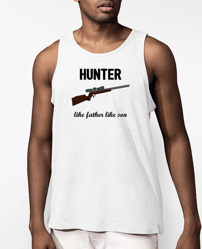 Débardeur Homme Hunter Like father like son Par tunetoo