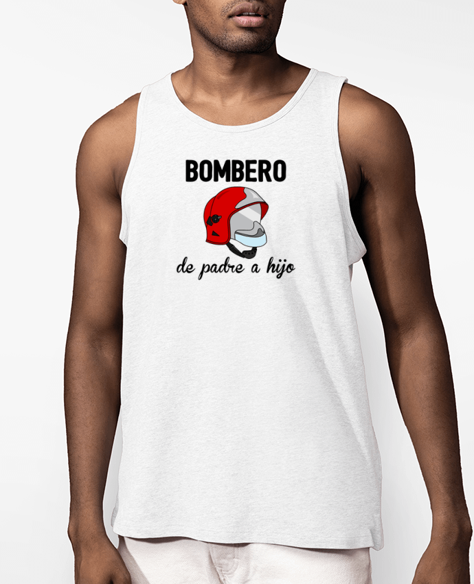 Débardeur Homme Bombero de padre a hijo Par tunetoo