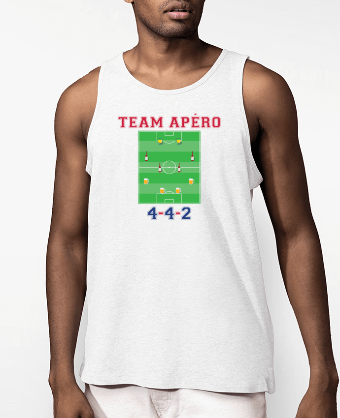 Débardeur Homme Bio Team apéro football Par tunetoo
