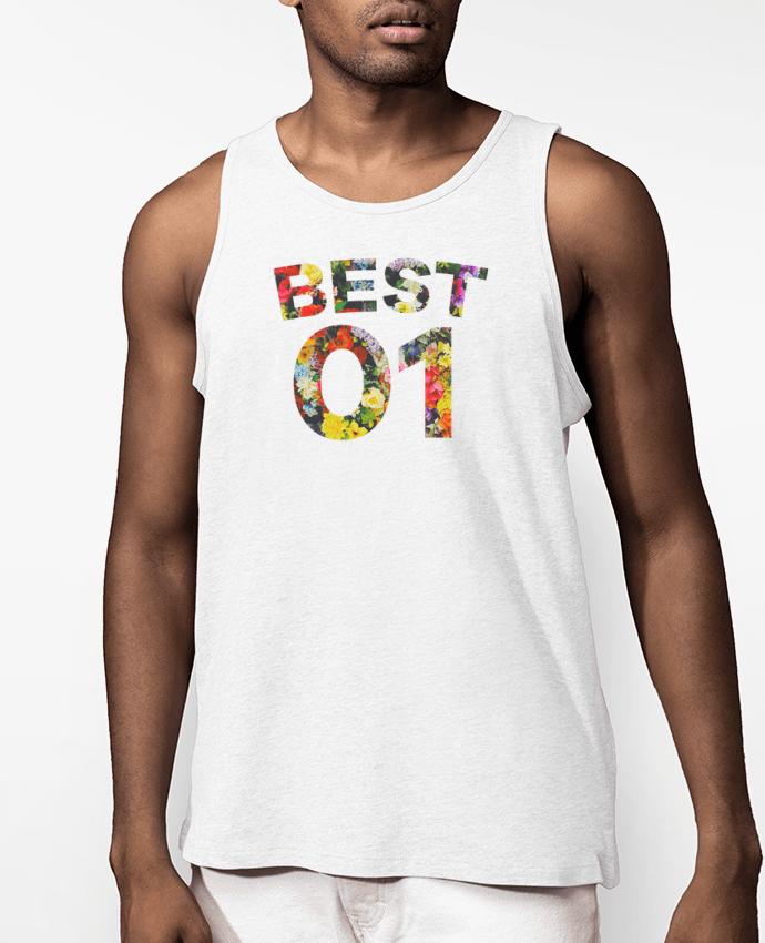 Débardeur Homme BEST FRIENDS FLOWER 1 Par tunetoo