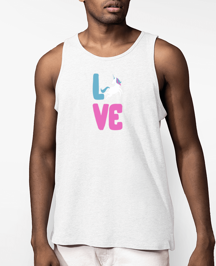 Débardeur Homme Unicorn love Par Original t-shirt