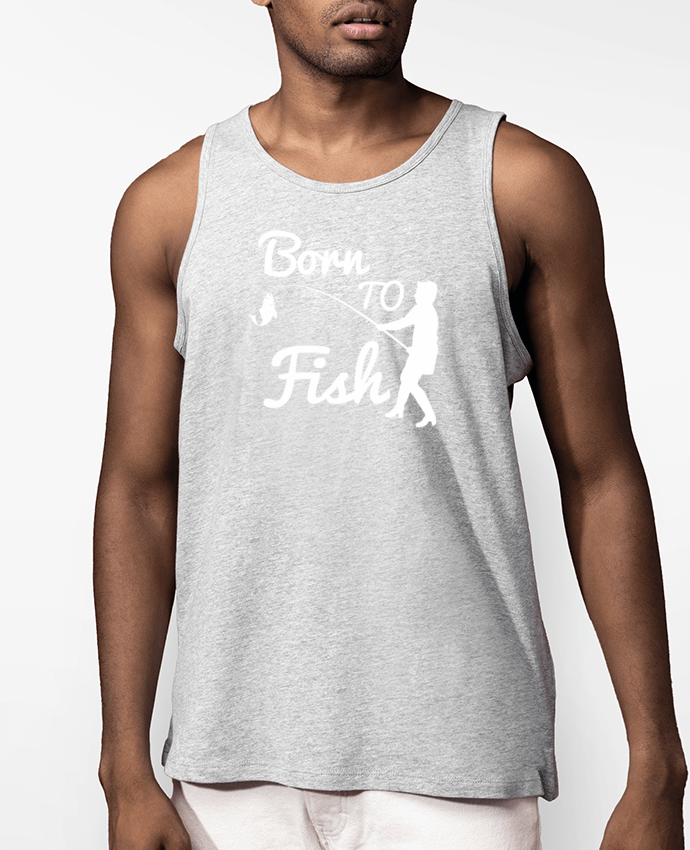 Débardeur Homme Born to fish Par Original t-shirt