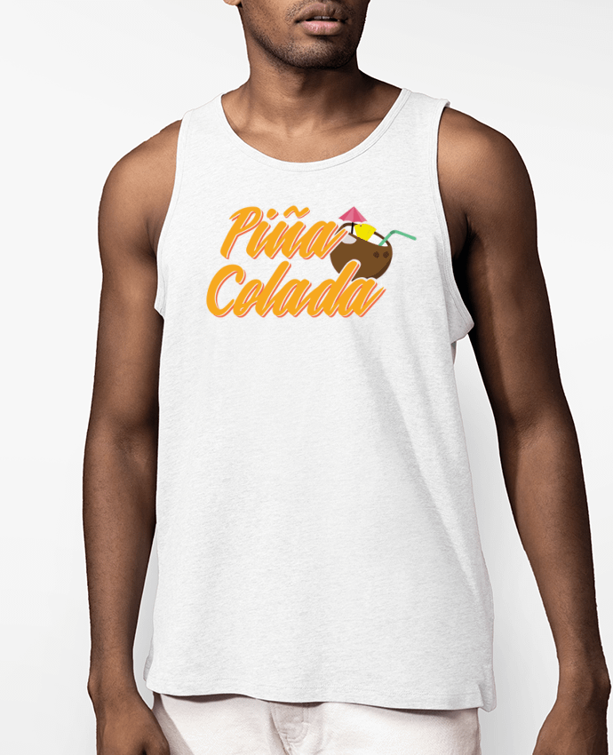 Débardeur Homme Bio Pina Colada Par tunetoo