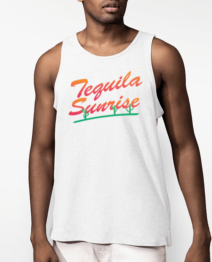 Débardeur Homme Tequila Sunrise Par tunetoo