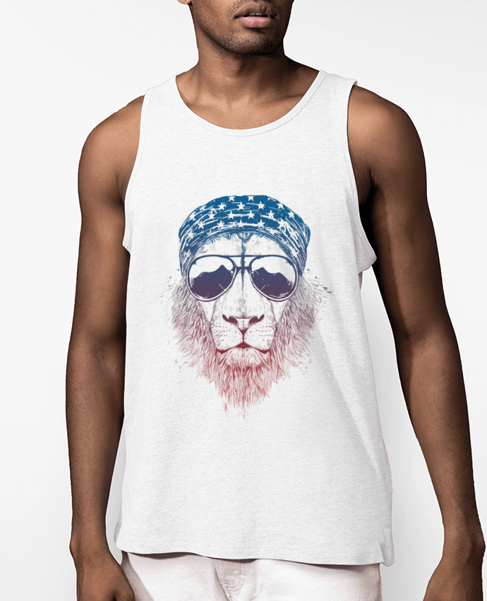 Débardeur Homme Wild lion Par Balàzs Solti