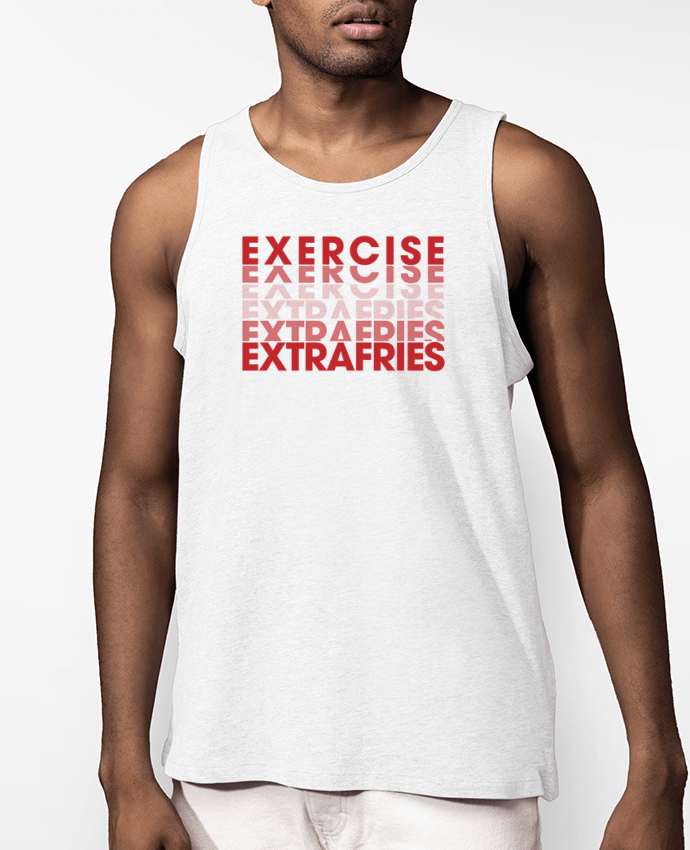 Débardeur Homme Extra Fries Cheat Meal Par tunetoo