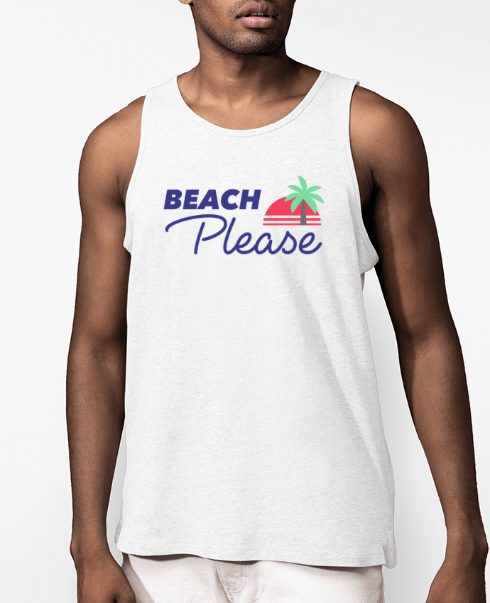 Débardeur Homme Beach please Par Ruuud