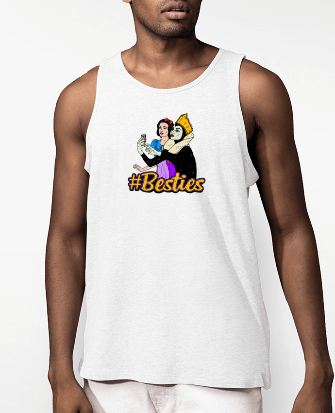 Débardeur Homme Bio Besties Snow White Par Nick cocozza