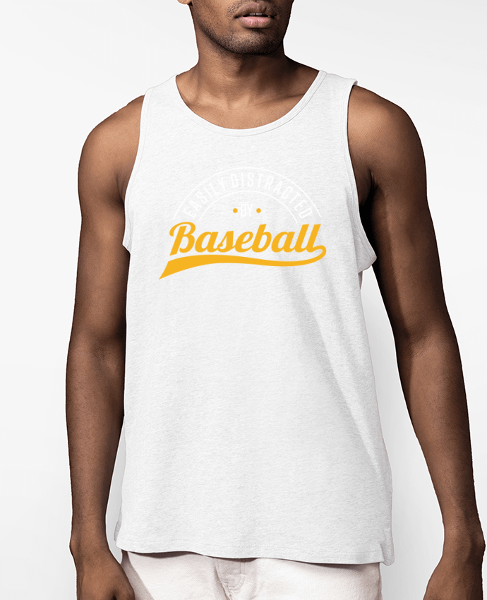Débardeur Homme Bio Distracted by Baseball Par Original t-shirt