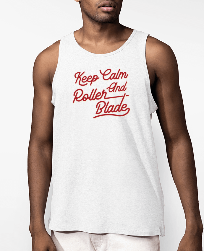 Débardeur Homme Keep calm and rollerblade Par Original t-shirt